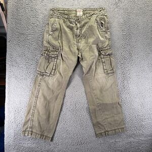 Escapism Pant Mens 38x30 Green Cotton Cargo Straight Technician Utility Workwear